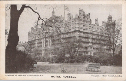 London Postcard: Hotel Russell Russell Square Bloomsbury Charles Fitzroy XT3060