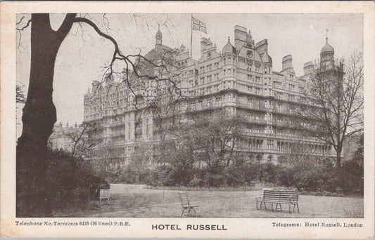 London Postcard: Hotel Russell Russell Square Bloomsbury Charles Fitzroy XT3060