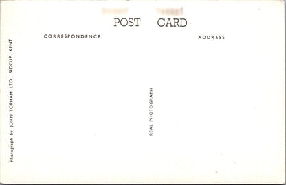 Kent Postcard: Hever St Peter Church Village Spire Tower Edenbridge RPPC XT3078