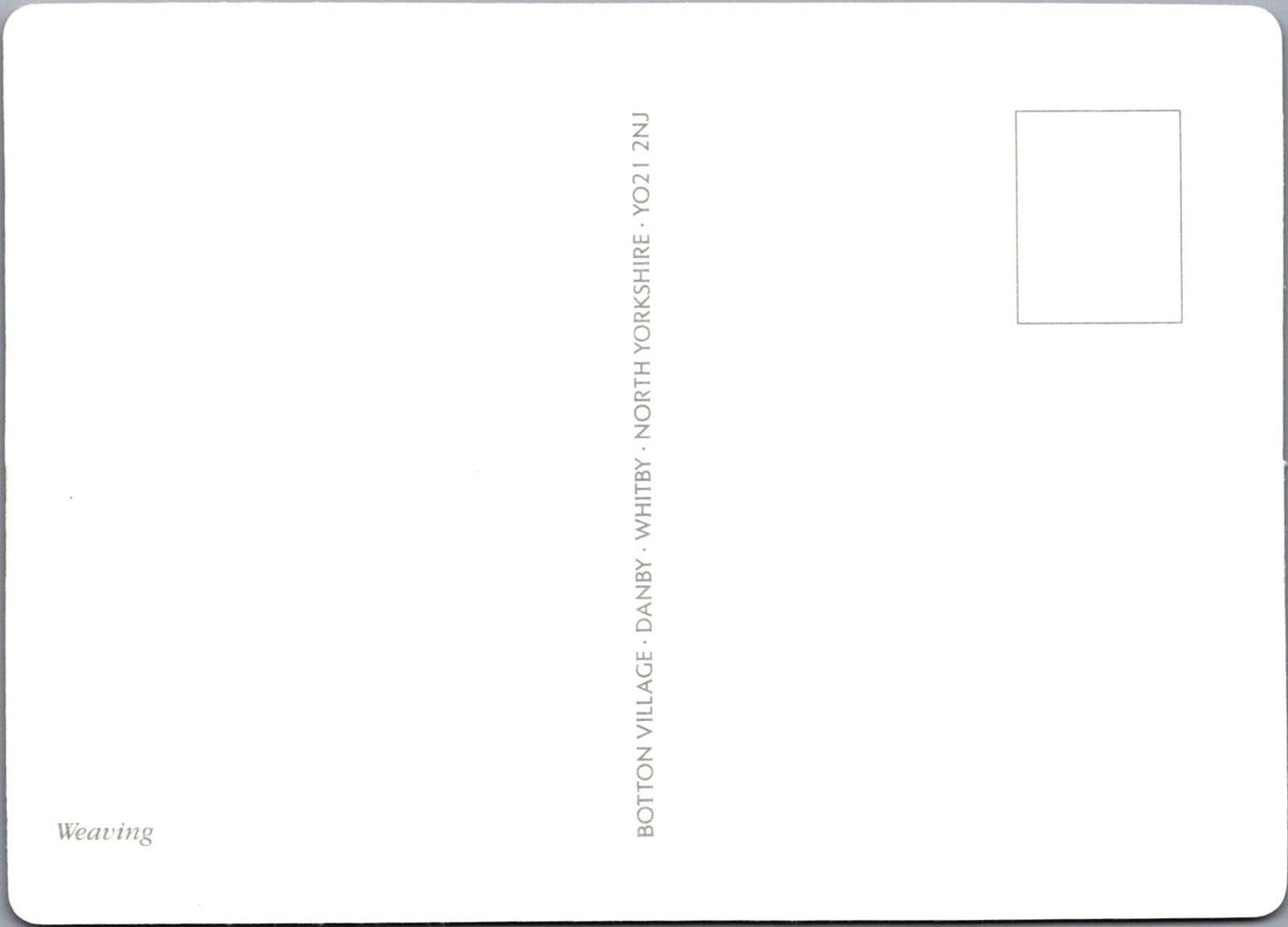 Occupations Postcard - Weaving, Botton Village, Danby, Whitby, Yorkshire RR23673