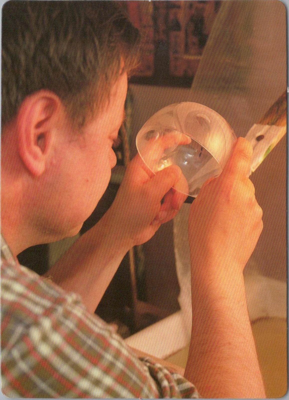 Occupations Postcard - The Glass Workshop, Botton Village, Danby, Whitby RR23674
