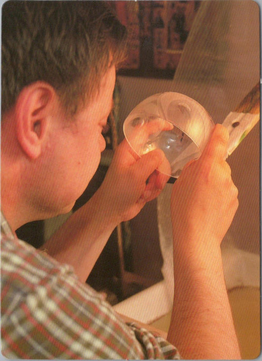 Occupations Postcard - The Glass Workshop, Botton Village, Danby, Whitby RR23674