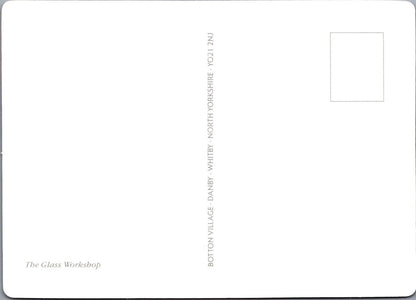 Occupations Postcard - The Glass Workshop, Botton Village, Danby, Whitby RR23674