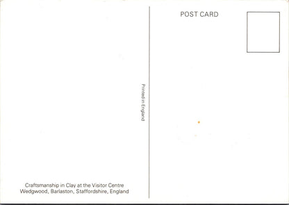 Occupations Postcard -Craftsmanship in Clay, Wedgwood, Barlaston, Staffs RR23681