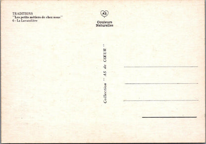 Occupations Postcard - Traditions, La Lavandière, The Washerwoman RR23682