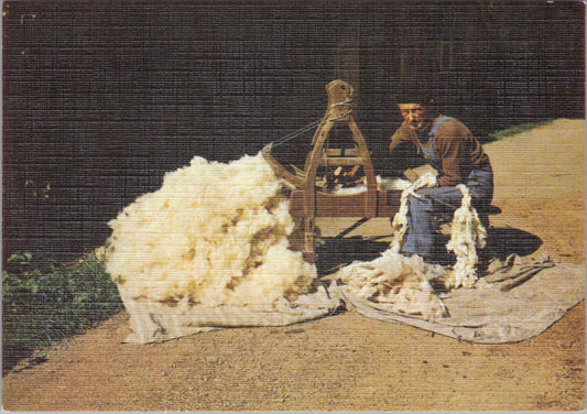 Occupations Postcard - Traditions, The Mattress Maker Carding His Wool  RR23683