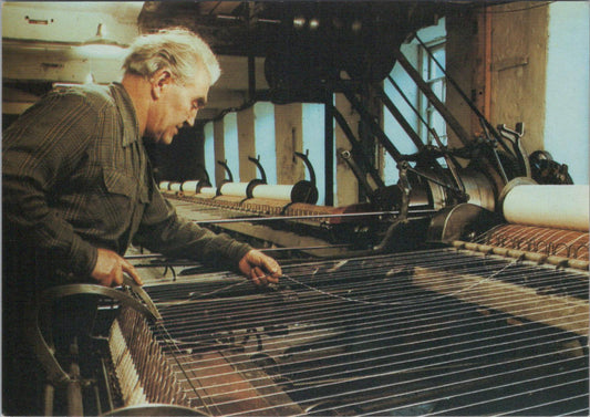 Occupations Postcard - Mule Spinning, Cotton Industry, Quarry Bank Mill RR23684