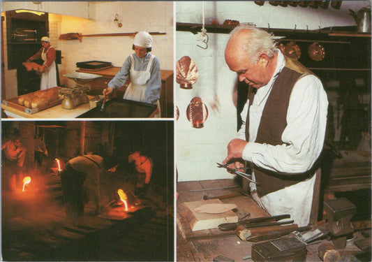 Occupations Postcard - Blists Hill Open Air Museum, Bakery, Foundry, Tinsmith RR23690