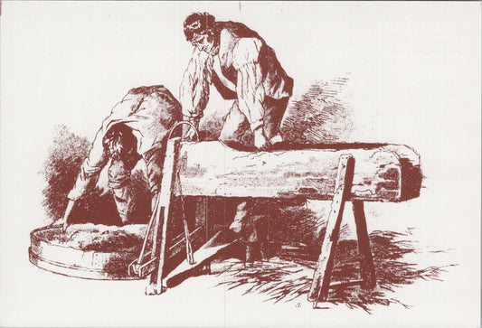 Art Postcard - Rural Industry, 19th Century Britain, Chaff Cutters  RR23697