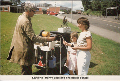Occupations Postcard - Keyworth, Martin Shenton's Sharpening Service RR23698