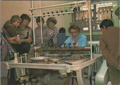 Dorset Postcard: Lullingstone Silk Farm Reeling Machine Over Compton RR23702