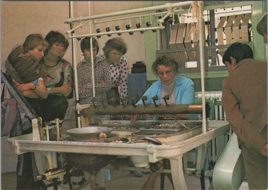 Dorset Postcard: Lullingstone Silk Farm Reeling Machine Over Compton RR23702