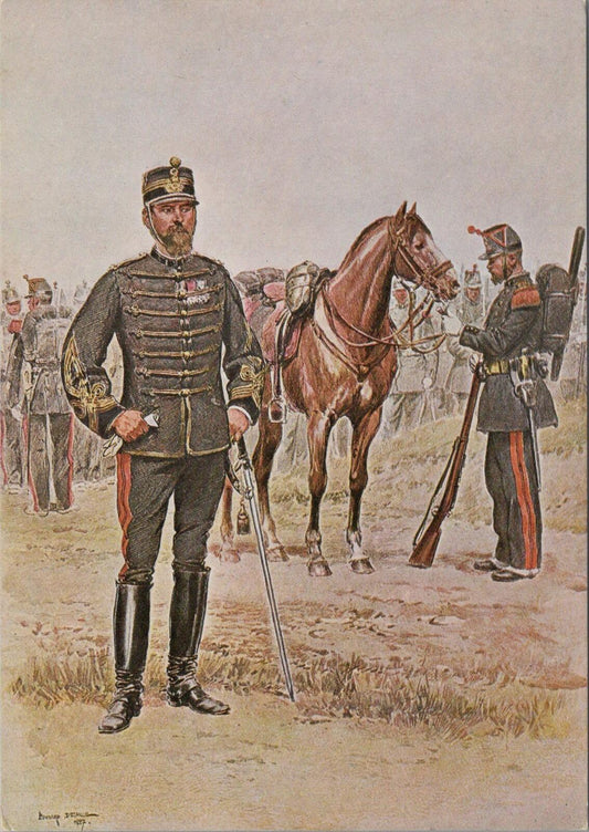 Military Postcard:Imperial War Museum French Uniforms Capitaine de Genie RR23704