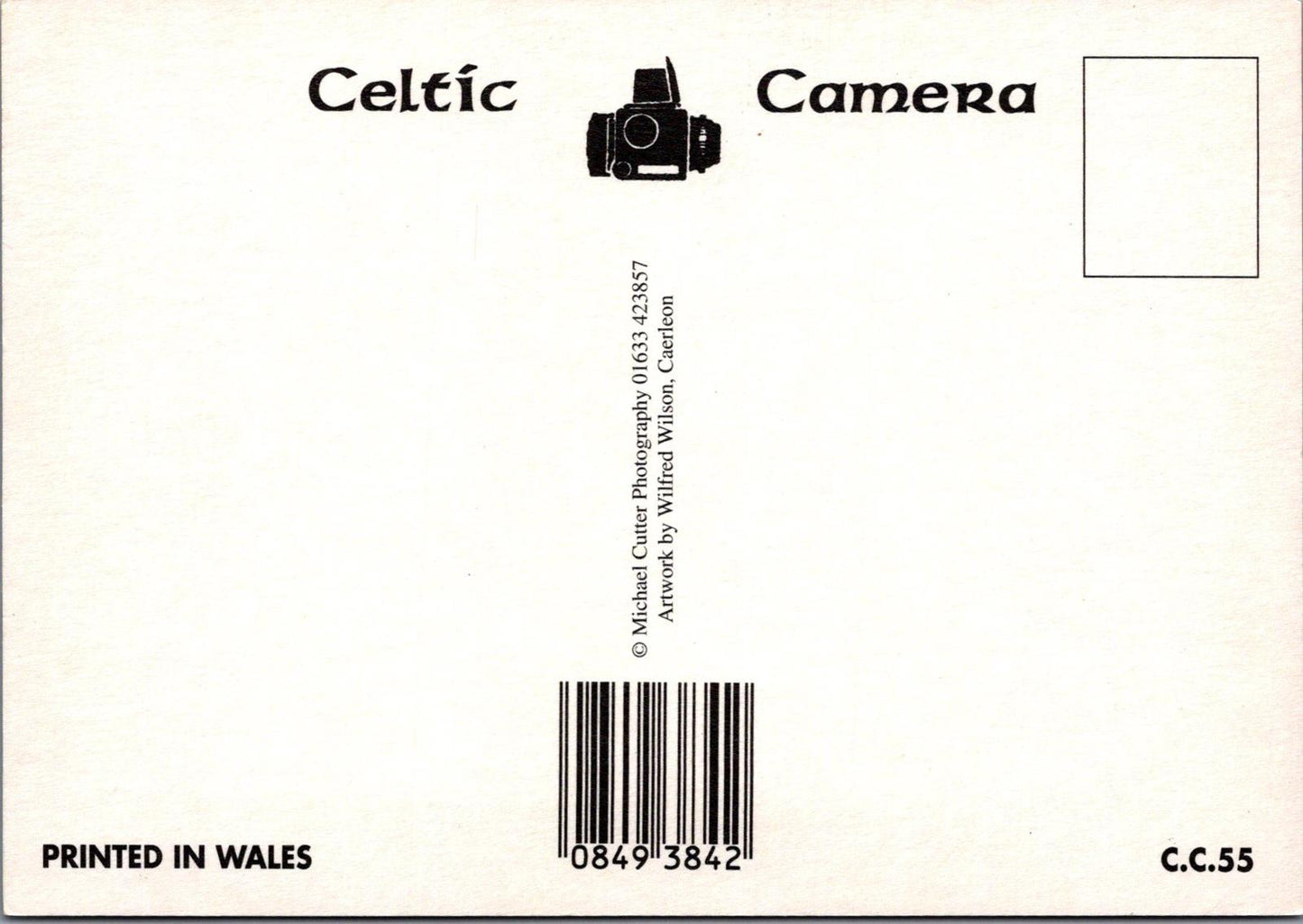 Map Postcard - Map Showing Cymru, Wales   RR23629