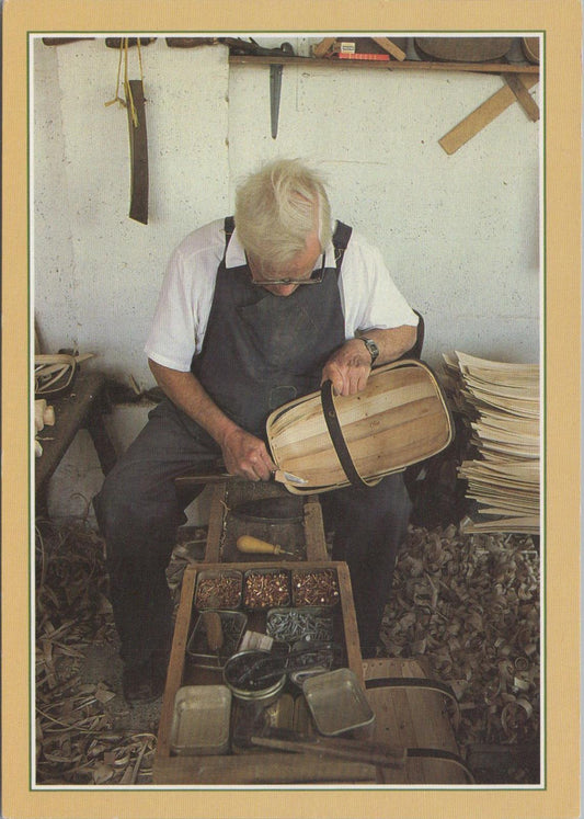 Occupations Postcard - Traditional Crafts, Basket Maker  RR23679