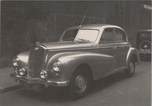 Road Transport Postcard - British Cars,Wolseley Six/Eighty Saloon 1953 - RR23696