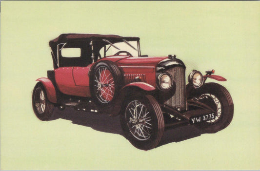 Road Transport Postcard - The Bentley 4.5 Litre 1929 Classic Car Art RR23699