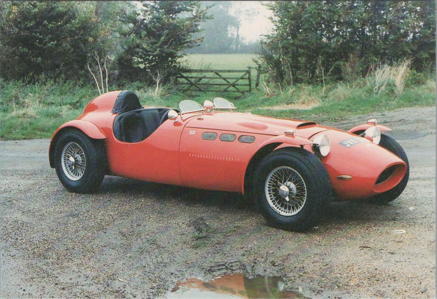 Sports Postcard - Motor Racing, The Ronart Jaguar, British Sports Car RR23702
