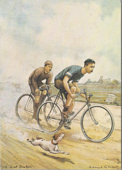 Sports Postcard - Cycle Racing, Artist Edmund George Fuller  RR23712
