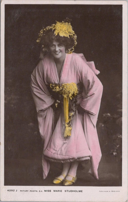 Theatrical Postcard - Miss Marie Studholme, English Actress and Singer XT442