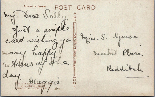 Theatrical Postcard - Miss Constance Worth, British Silent Film Actress   XT893