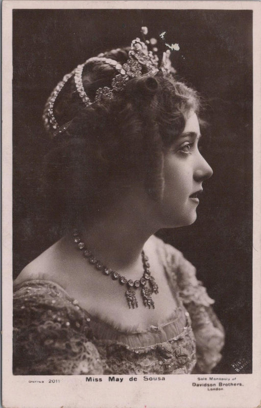 Theatrical Postcard - May de Sousa, American Singer and Broadway Actress  XT905