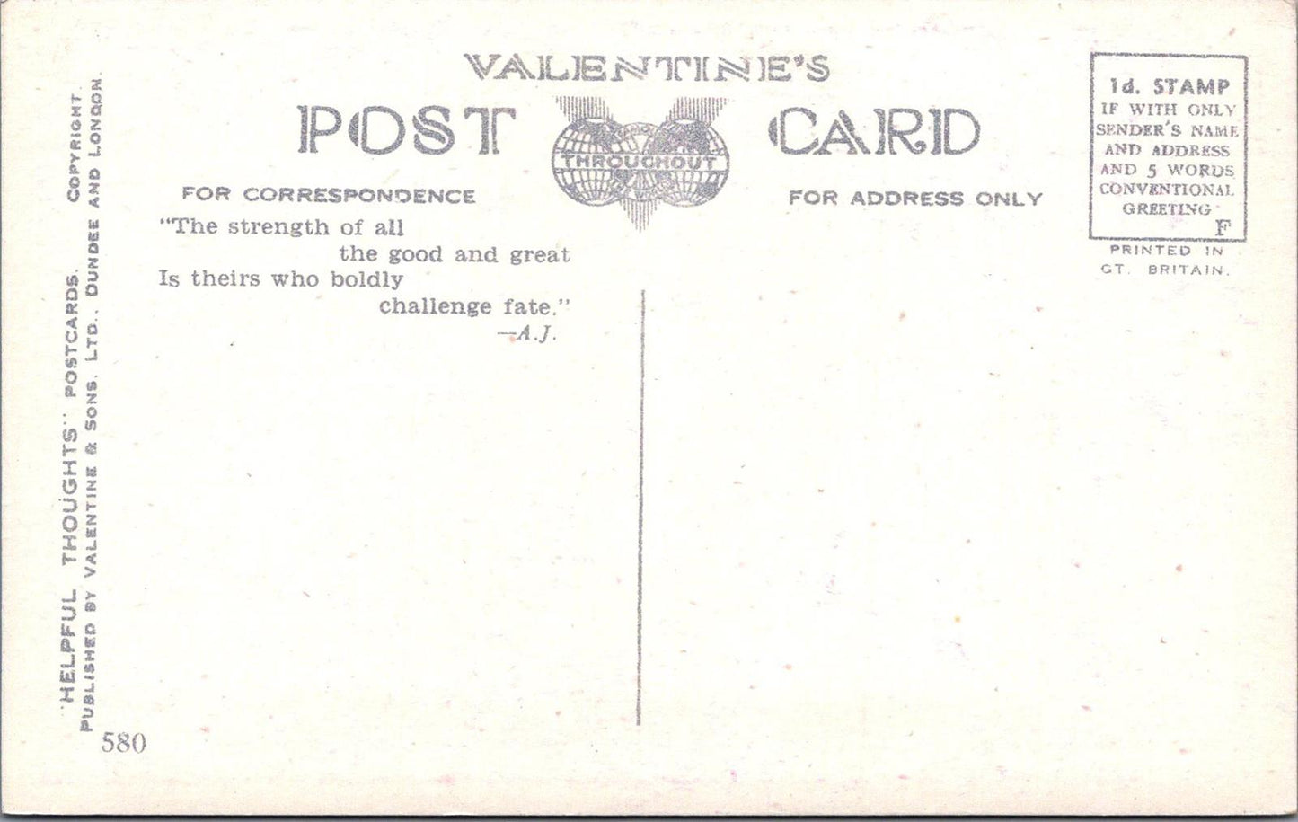 Literature Postcard - Poem titled "Mother" by Scottish Poet Allan Junior XT911