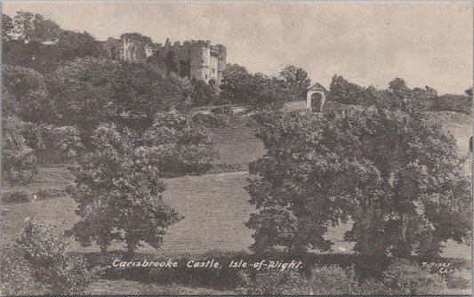 Isle of Wight Postcard - View of Carisbrooke Castle  XT929
