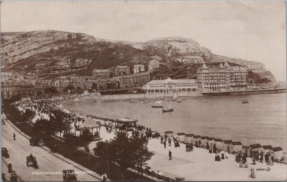 Wales Postcard - Llandudno Promenade, Grand Hotel, Great Orme  XT936