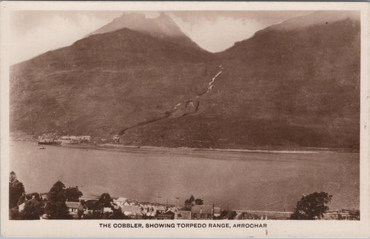 Scotland Postcard - The Cobbler, Showing Torpedo Range, Arrochar XT515