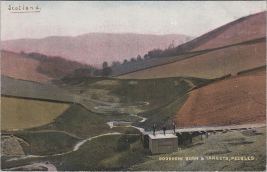 Scotland Postcard - Soonhope Burn & Targets, Peebles  XT519