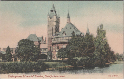 Warwickshire Postcard - Shakespeares Memorial Theatre, Stratford-on-Avon   XT532