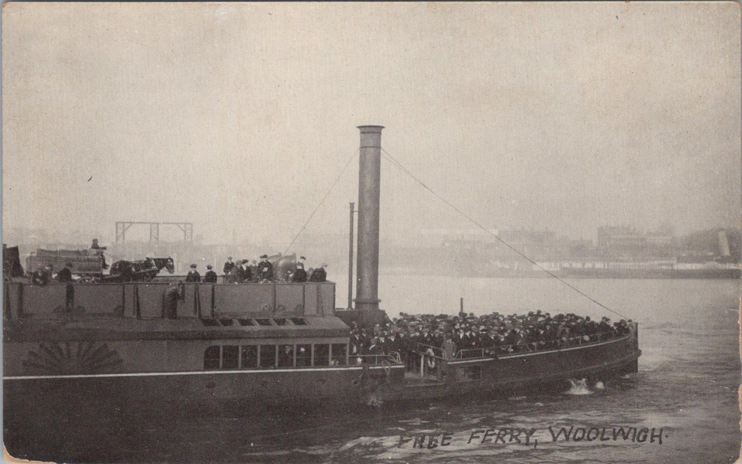 London Postcard - Free Ferry, Woolwich  XT537