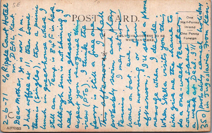 London Postcard - Free Ferry, Woolwich  XT537