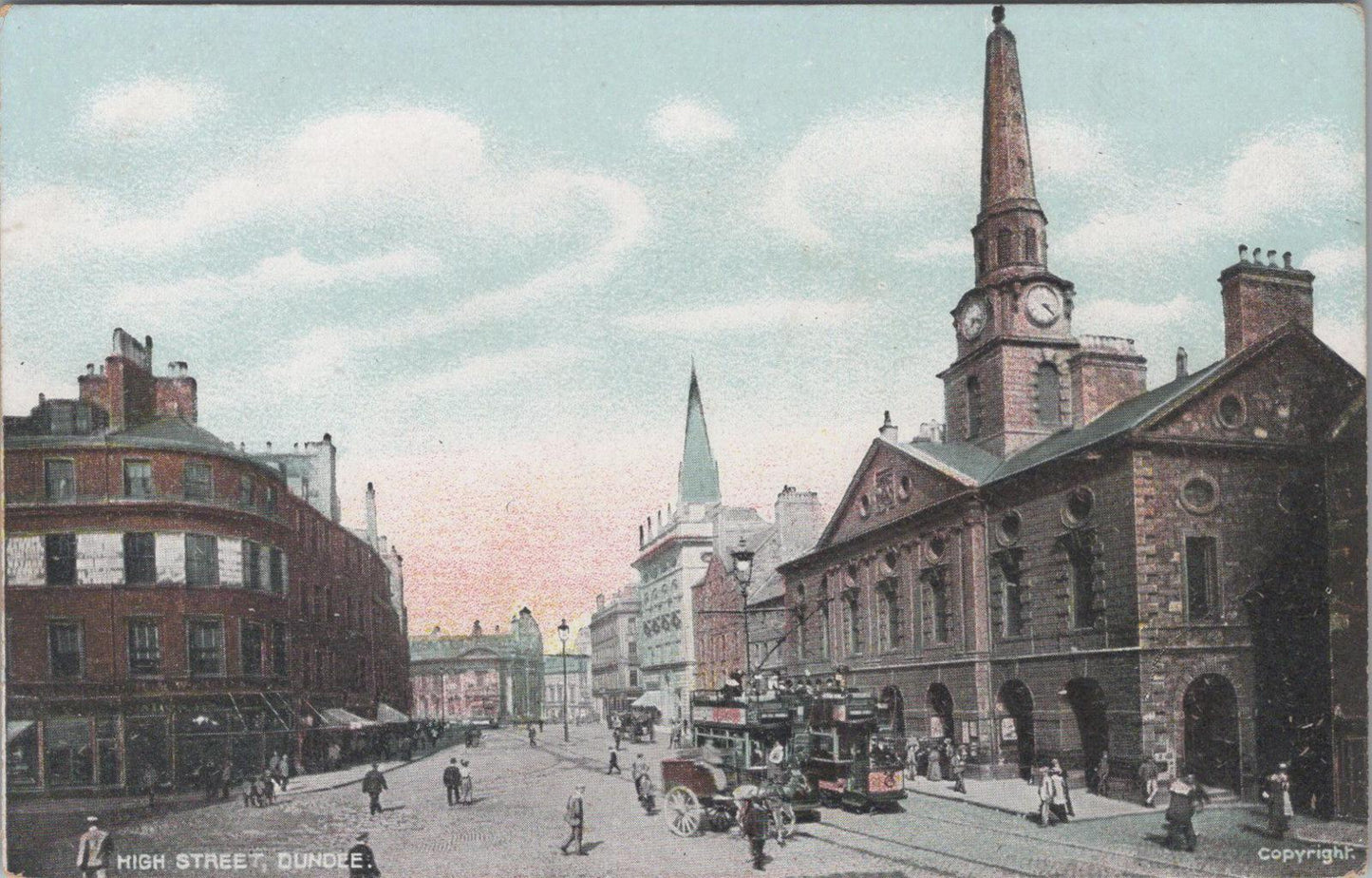 Scotland Postcard - The High Street, Dundee   XT545