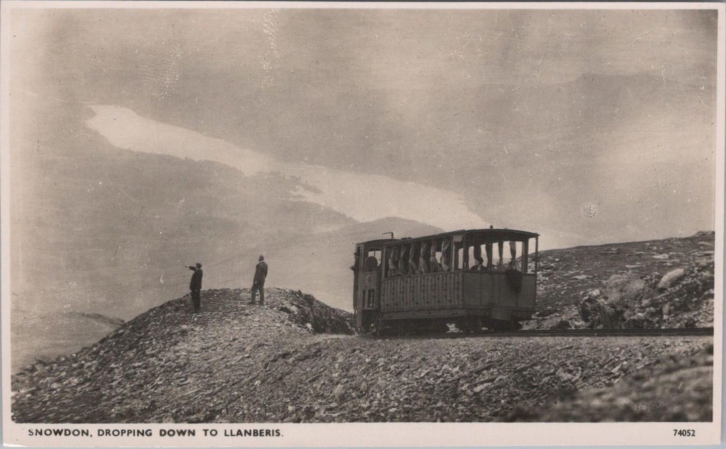 Wales Postcard - Snowdon, Dropping Down To Llanberis  XT554