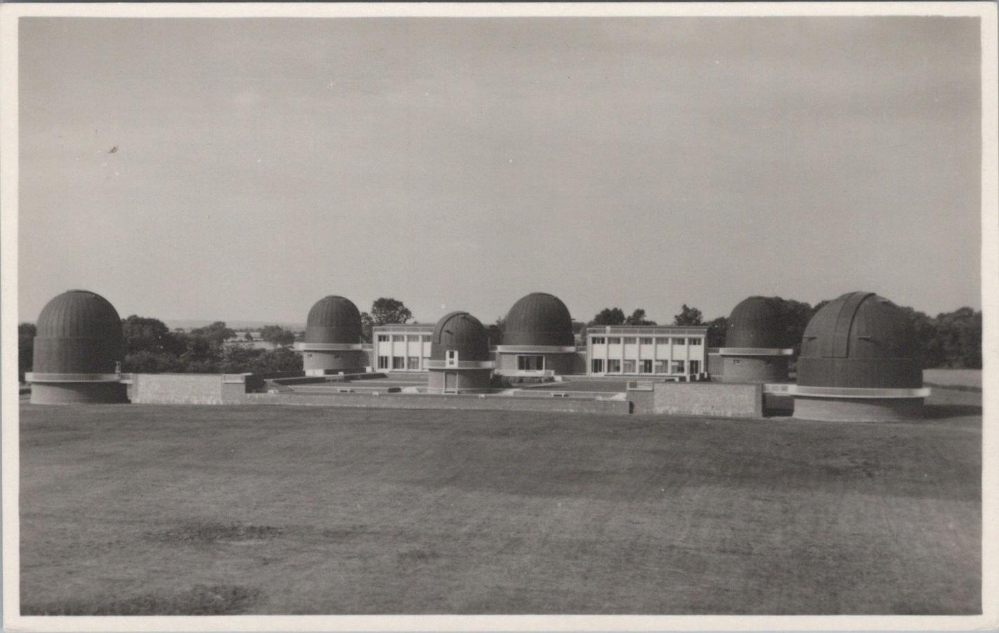 Sussex Postcard - Telescope Domes, Royal Greenwich Observatory, Herstmonceux XT806