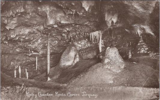 Devon Postcard - Rocky Chamber, Kents Cavern, Torquay   XT811