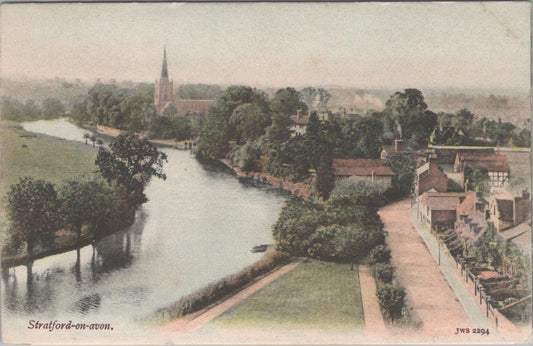 Warwickshire Postcard - View of Stratford-on-Avon   XT813