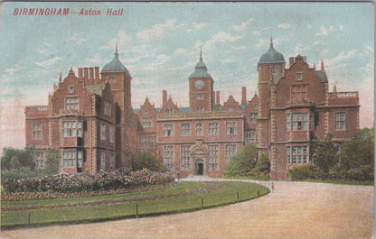 Warwickshire Postcard - Birmingham,Aston Hall, 17th Century Jacobean Mansion XT816