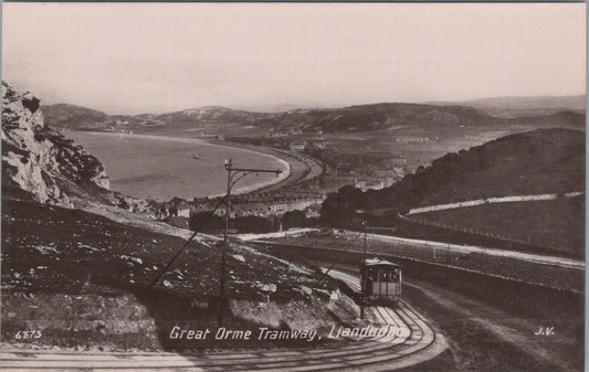 Wales Postcard - Great Orme Tramway, Llandudno, Caernarfonshire  XT834