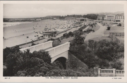 Wales Postcard - The Promenade, Barry Island, Glamorgan  XT848