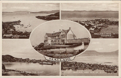 Scotland Postcard -Views of Mallaig, Fishing & Ferry Port, Inverness-shire XT852