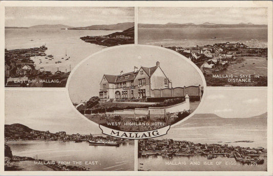 Scotland Postcard -Views of Mallaig, Fishing & Ferry Port, Inverness-shire XT852