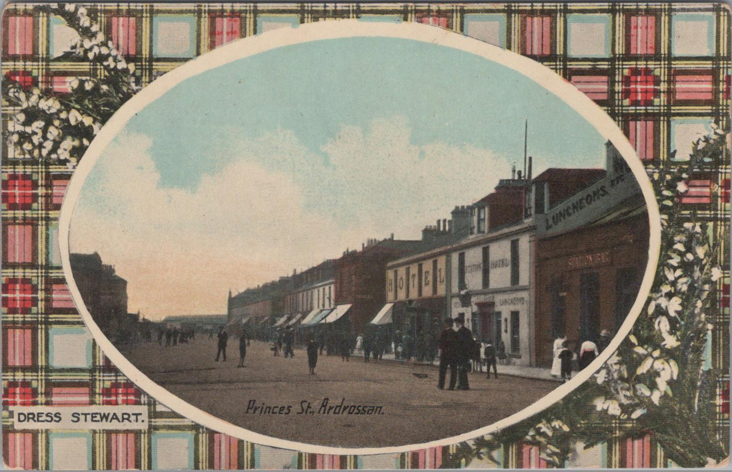 Scotland Postcard - Princes Street in Ardrossan, Seaside Town in Ayrshire  XT856