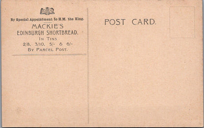 Scottish Advertising Postcard - Mackie's Edinburgh Shortbread, Tea Rooms XT857