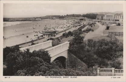 Wales Postcard - The Promenade, Barry Island, Glamorgan  XT862