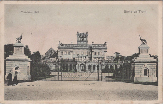 Staffordshire Postcard - Trentham Hall, Stoke-on-Trent  XT864