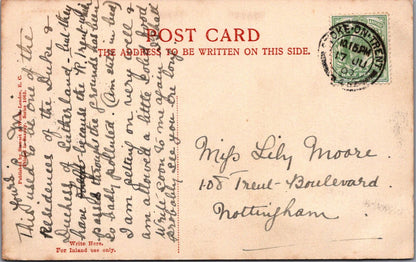 Staffordshire Postcard - Trentham Hall, Stoke-on-Trent  XT864