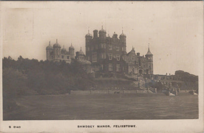 Suffolk Postcard - Bawdsey Manor, Felixstowe   XT868